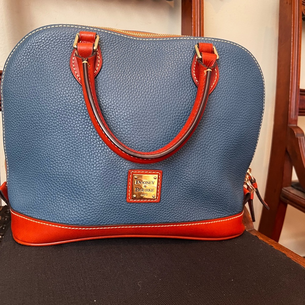 Dooney & Bourke Blue and Red Women's Bag